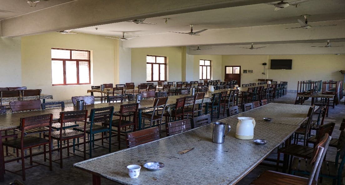 Dining hall for students